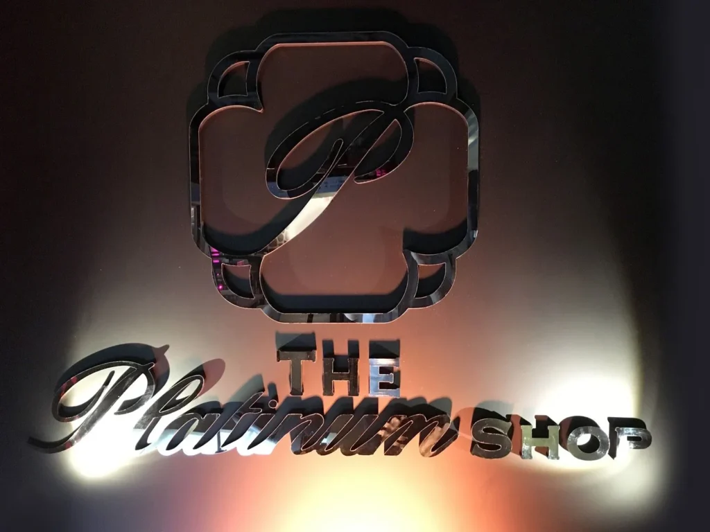 The Platinum Shop for Luxury Items full branding by UBlac
