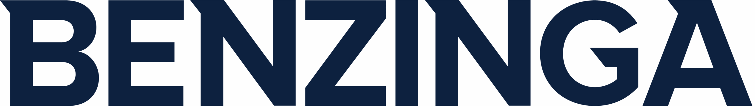 Benzinga logo navy